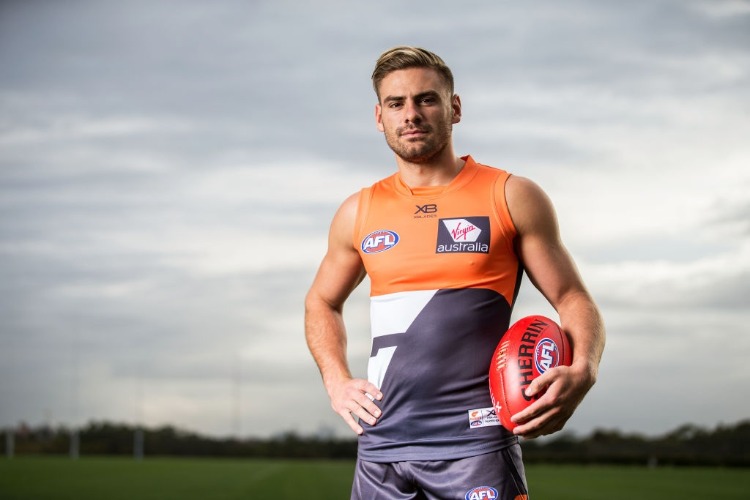 STEPHEN CONIGLIO poses during the Greater Western Sydney Giants AFL media day in Sydney, Australia. STEPHEN CONIGLIO poses during the Greater Western Sydney Giants AFL media day in Sydney, Australia.