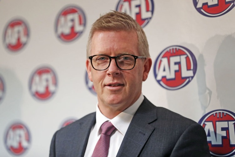 AFL General Manager Football Operations STEVE HOCKING was announced as the new AFL General Manager of Football Operations at AFL House in Melbourne, Australia.