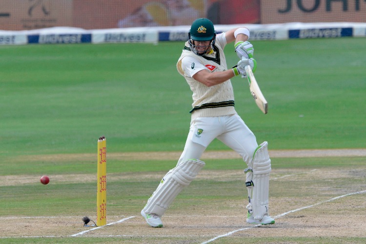TIM PAINE of Australia during the 4th Sunfoil Test match between South Africa and Australia at Bidvest Wanderers Stadium in Johannesburg, South Africa.
