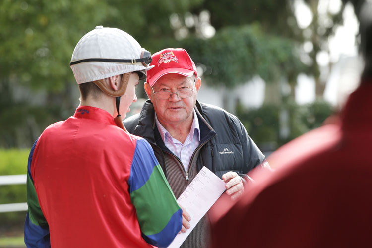 Graeme Rogerson and stable apprentice Ryan Elliot