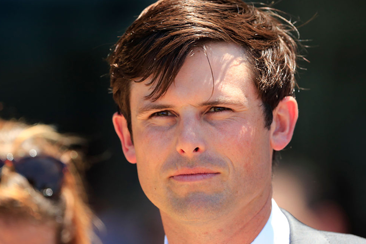 Trainer : James Cummings James Cummings looks on during Sydney Racing at Rosehill Gardens in Sydney, Australia. Trainer : James Cummings James Cummings looks on during Sydney Racing at Rosehill Gardens in Sydney, Australia.