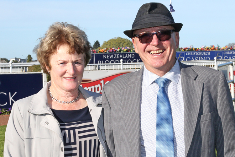 Trainers Pam & Kevin Hughes prepare exciting filly Emily Margaret.