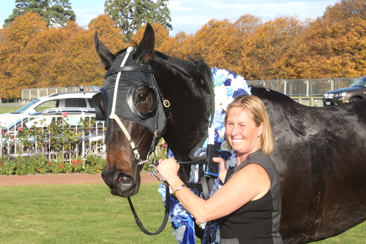 Courte Zarindi and trainer Sally McKay