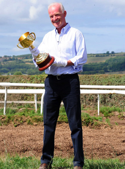 Willie Mulllins with the Melbourne Cup