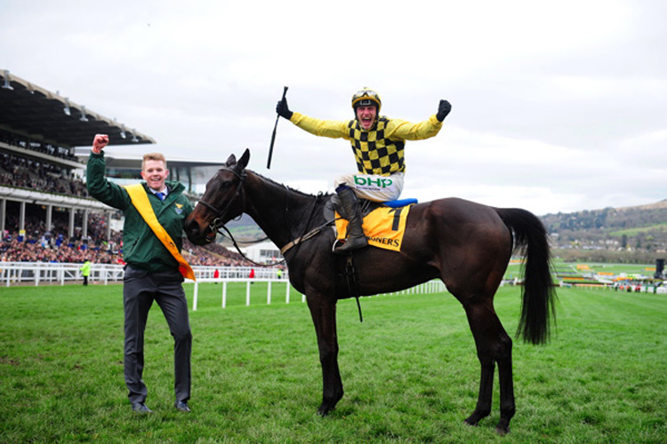 Al Boum Photo winning the Magners Cheltenham Gold Cup Chase.