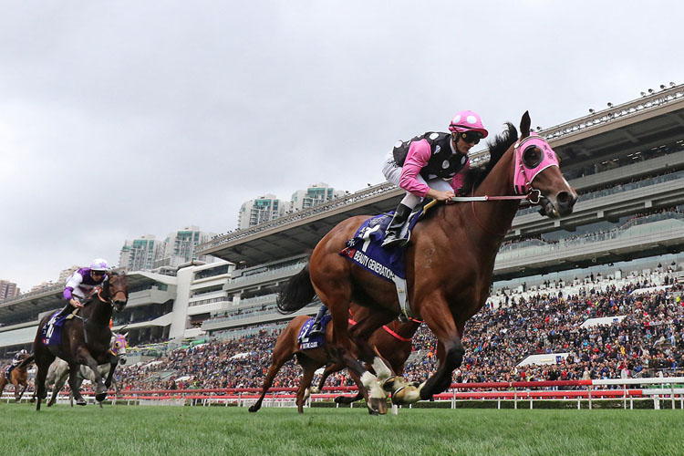 Beauty Generation winning the The Queen's Silver Jubilee Cup