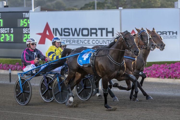 Big Jack Hammer winning the AQUAGAIT TROTTERS MILE (GROUP 1) Big Jack Hammer winning the AQUAGAIT TROTTERS MILE (GROUP 1)