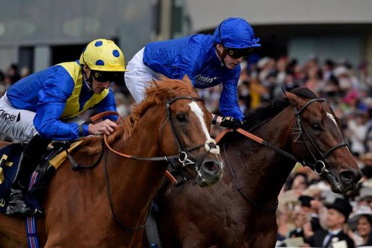 Blue Point winning the Diamond Jubilee Stakes (Group 1)