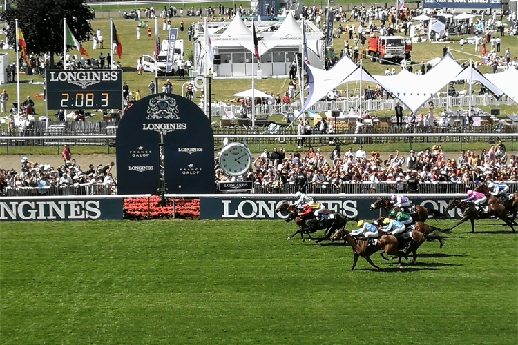 CHANNEL winning the Prix De Diane (French Oaks) at Chantilly in France.