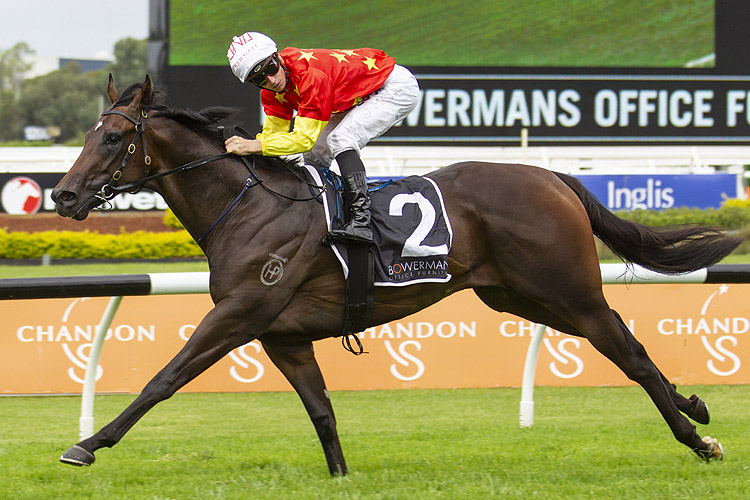 Cosmic Force winning the Bowermans Pago Pago Stakes