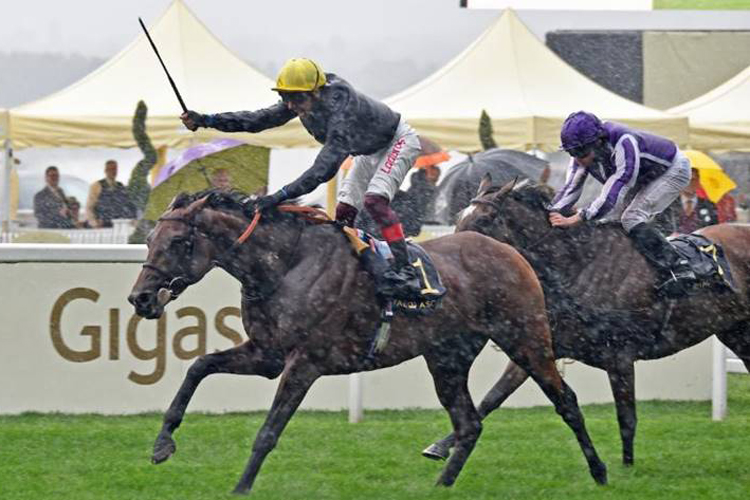 Crystal Ocean winning the Prince Of Wales's Stakes (Group 1)