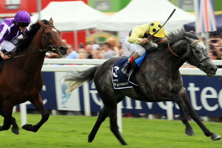 DEFOE winning the Coronation Cup in Epsom, England.