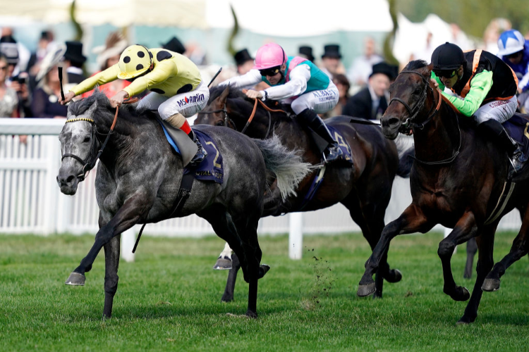 DEFOE winning the Hardwicke Stakes at Ascot in England.