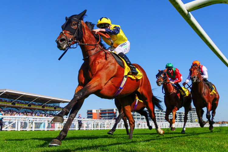 Desert Encounter winning the Dubai Duty Free Legacy Cup Stakes (Group 3) (Formerly the Arc Trial)