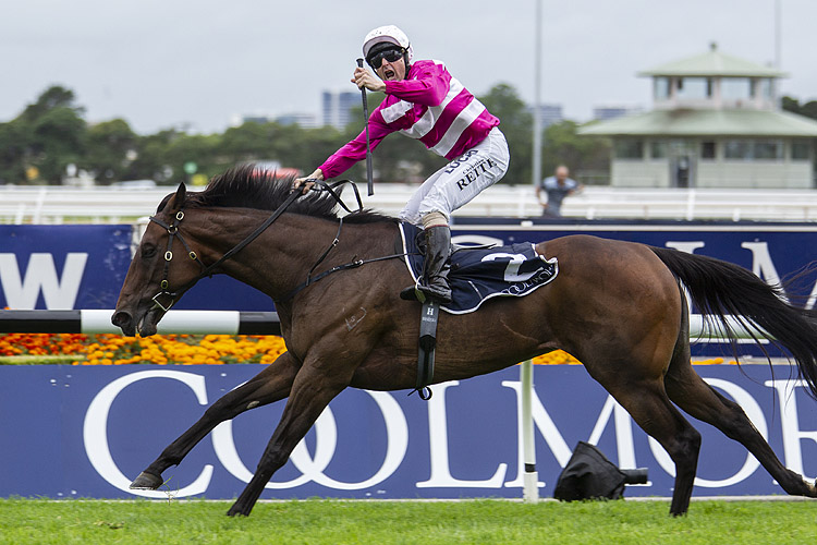 Dixie Blossoms winning the Coolmore Classic.
