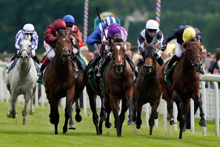 JAPAN winning the Juddmonte International Stakes (Group 1) (British Champions Series) in York, England.