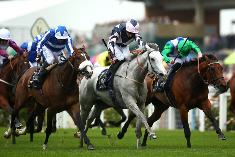 LORD GLITTERS winning the Queen Anne Stakes on day one of Royal Ascot in Ascot, England.