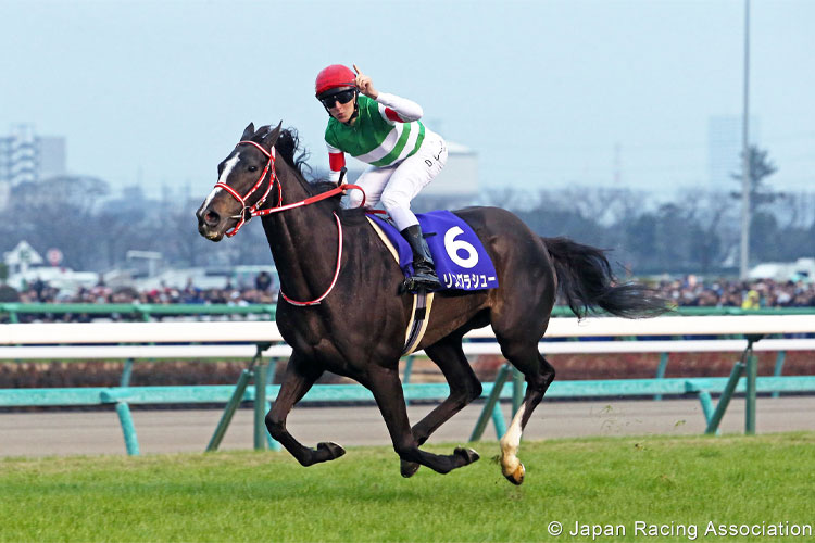 LYS GRACIEUX winning the Arima Kinen in Nakayama, Japan.