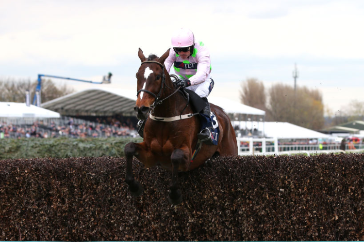 MIN winning the JLT Chase during Ladies Day at Aintree in Liverpool, England.