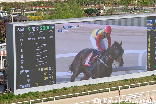 MOONHAK CHIEF winning the YTN Cup in Seoul, Korea.
