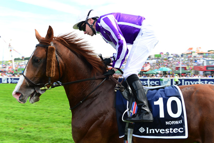 Norway running in the Investec Derby Stakes (Group 1)