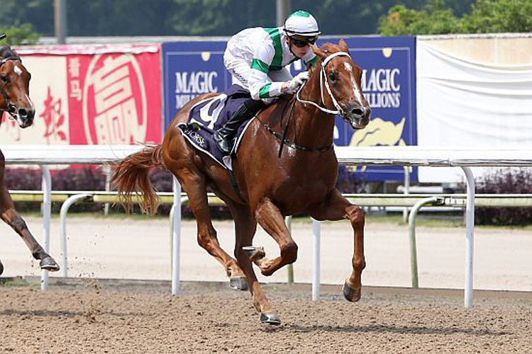 Rocket Star winning the THOROUGHBRED BREEDERS AUSTRALIA CENTENARY STAKES OPEN 2YO