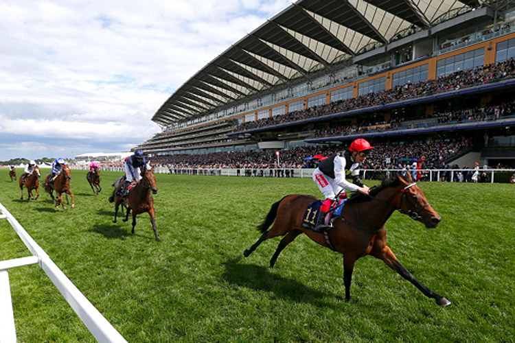 Star Catcher winning the Ribblesdale Stakes (Fillies' Group 2)
