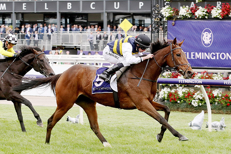 True Self winning the Queen Elizabeth Stakes