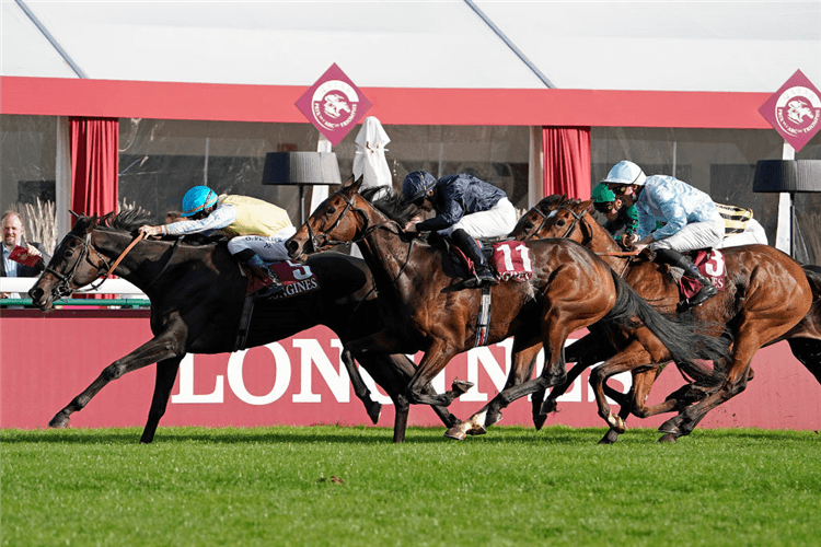 Longchamp in Paris, France.