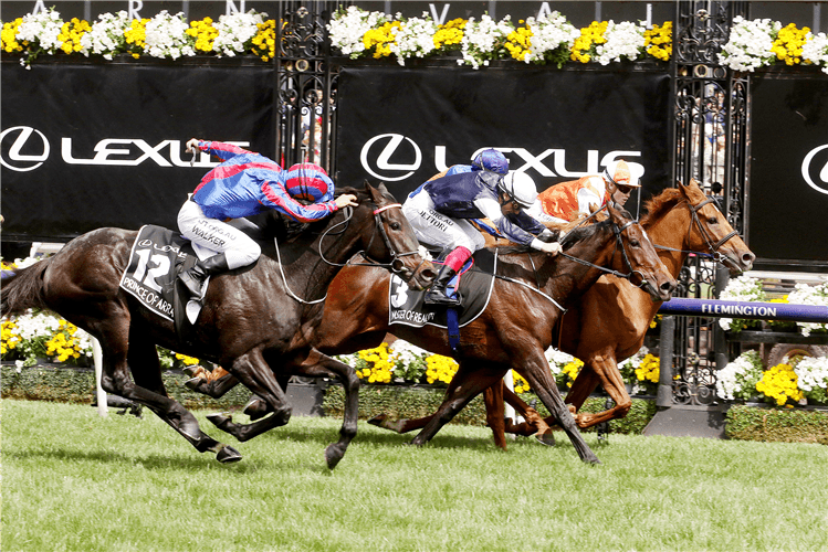 VOW AND DECLARE winning the Lexus Melbourne Cup.