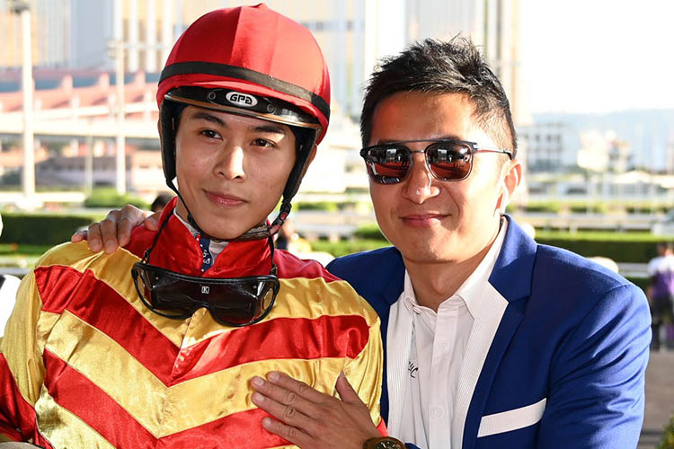 Jockey Eric Cheung and Trainer Stanley Chin