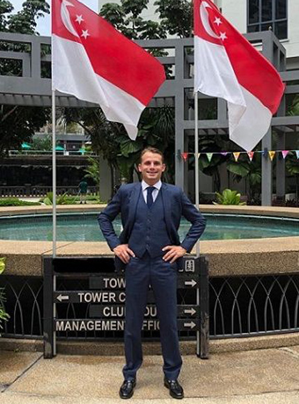 Louis-Philippe Beuzelin already feels at home in Singapore.