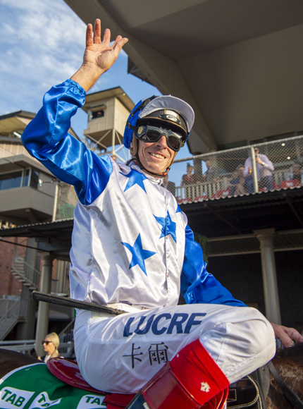 Jockey Michael Cahill.