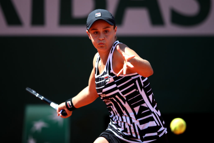 ASHLEIGH BARTY at Roland Garros in Paris, France.