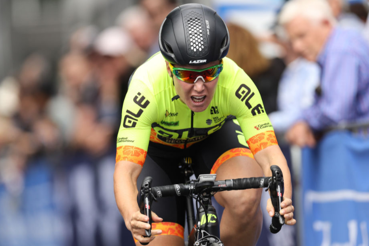 CHLOE HOSKING competes during Women's Herald Sun Tour Prologue in Melbourne, Australia.