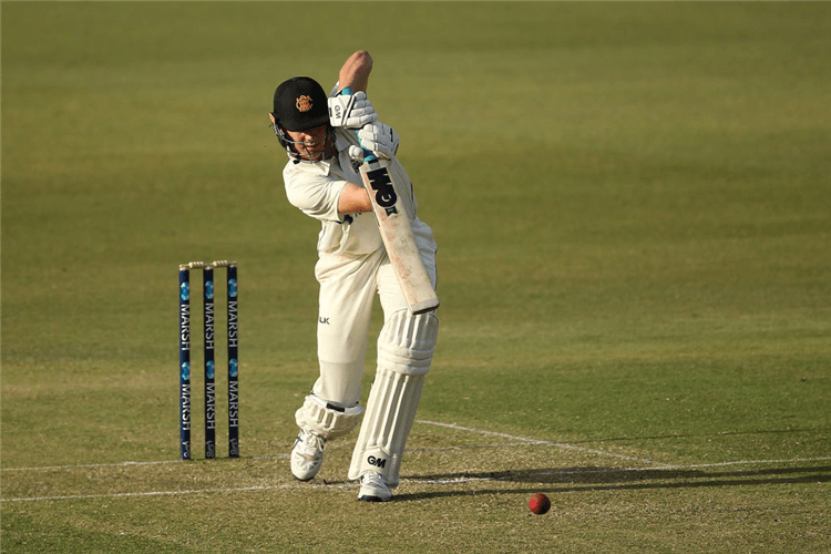 CAMERON GREEN of Western Australia bats during the Sheffield Shield match between Western Australia and Tasmania at WACA in Perth, Australia.