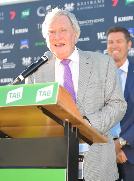 The Bostonian's owner-breeder David Archer after his Gr.1 Doomben 10,000 (1200m) victory on Saturday.