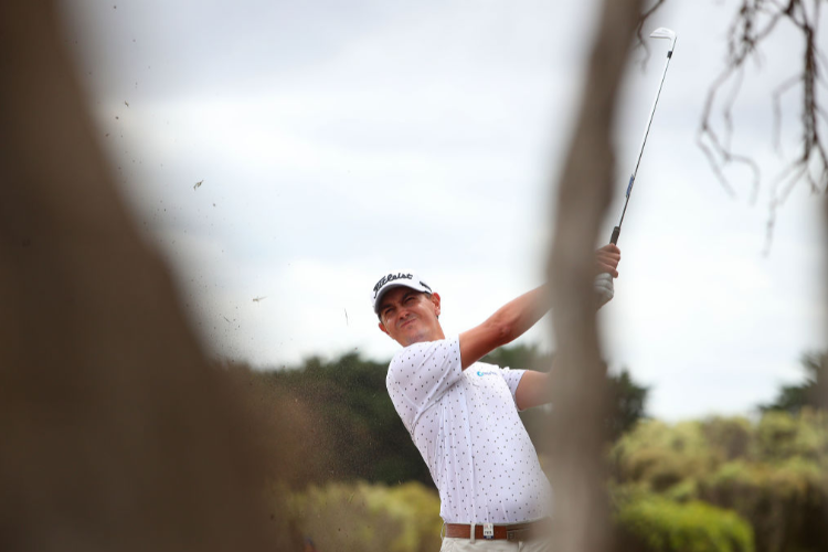JASON SCRIVENER of Australia plays a shot during day two of the ISPS Handa Vic Open at 13th Beach Golf Club on February 08, 2019 in Geelong, Australia. JASON SCRIVENER of Australia plays a shot during day two of the ISPS Handa Vic Open at 13th Beach Golf Club on February 08, 2019 in Geelong, Australia.