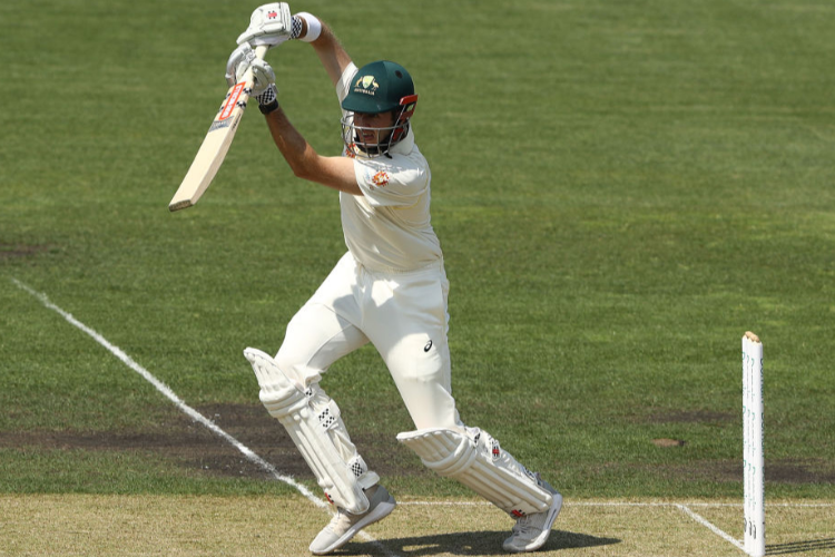 KURTIS PATTERSON of Australia bats during the International Tour match between the Cricket Australia XI and Sri Lanka at Blundstone Arena in Hobart, Australia. KURTIS PATTERSON of Australia bats during the International Tour match between the Cricket Australia XI and Sri Lanka at Blundstone Arena in Hobart, Australia.