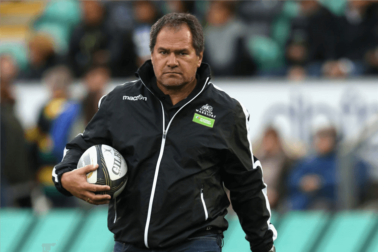 DAVE RENNIE, the Glasgow Warriors head coach looks on during the pre season friendly match between Northampton Saints and Glasgow Warriors in Northampton, England.