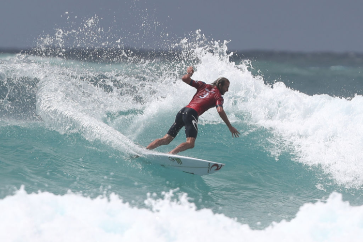 OWEN WRIGHT Owen Wright surfs during the Quiksilver Pro and Boost Mobile Pro Gold Coast at Duranbah Beach in Duranbah Beach, Australia.