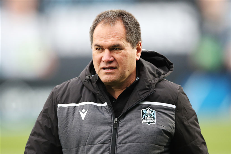 Glasgow Warriors Head Coach DAVE RENNIE looks on during the Heineken Champions Cup match between Glasgow Warriors and Sale Sharks at Scotstoun Stadium in Glasgow, Scotland.