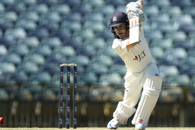 SEB GOTCH of Victoria bats during day two of the Sheffield Shield match between Western Australia and Victoria at the WACA in Perth, Australia. SEB GOTCH of Victoria bats during day two of the Sheffield Shield match between Western Australia and Victoria at the WACA in Perth, Australia.