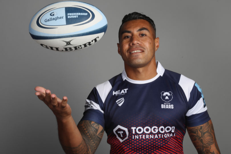 TUSI PISI of Bristol Bears poses for a portrait during the Bristol Bears squad photo call for the 2018-19 Gallagher Premiership Rugby season at Ashton Gate in Bristol, England.