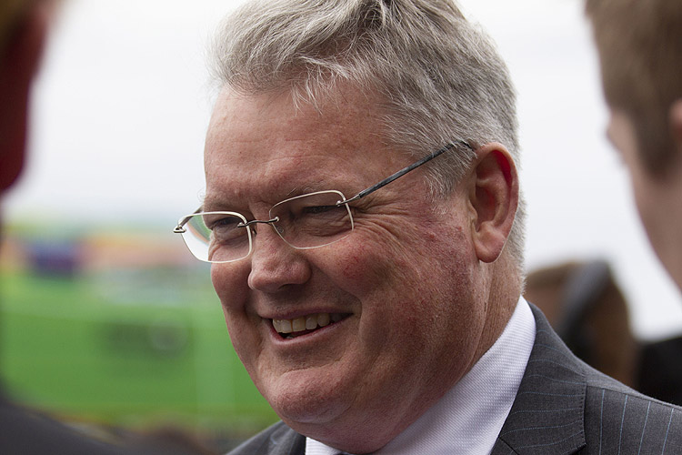 Trainer: ANTHONY CUMMINGS after, Mrs Madrid winning the Nathan's Famous (Bm78)