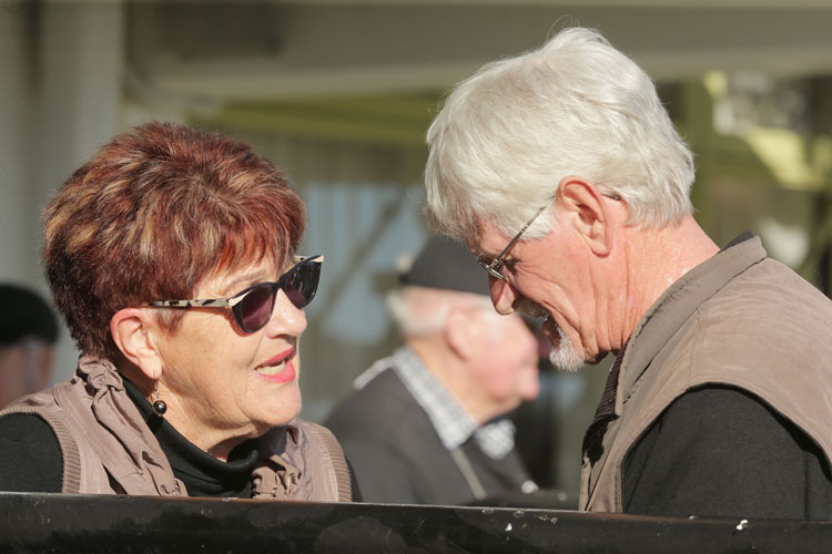 Pam Brindley and trainer Keith Hawtin had a memorable day at Te Rapa on Friday.