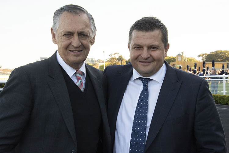 Trainers: PETER & PAUL SNOWDEN after, Redzel winning the Forum Concorde Stakes