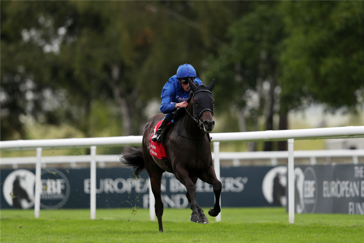 AL SUHAIL winning the Bahrain International Sir Henry Cecil Stakes during day one of The Moet and Chandon July Festival in Newmarket, England. (Photo by )