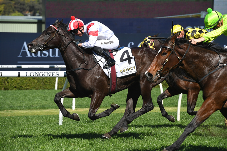 ALL TIME LEGEND winning the Quincy Seltzer Handicap at Royal Randwick in Australia.