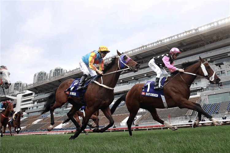 Ka Ying Star finishes second to Beauty Generation in the 2020 G1 Queen’s Silver Jubilee Cup (1400m).